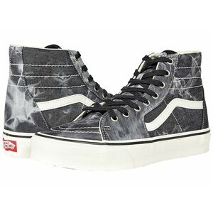 Vans Sk8-Hi Tapered "Denim Destroy" - Black/Marshmallow